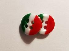 bottoni tricolore 4 fori per