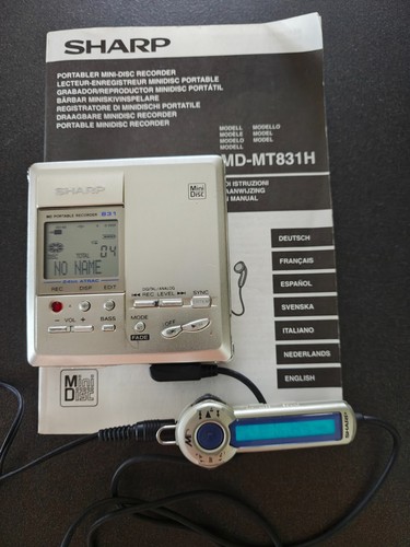 Sharp portable mini disc - portable,