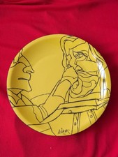 Piatto in porcellana serigrafata di Valerio Adami su Giuseppe Verdi 307/1000