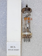 Tubo Aspirazione Sintonizzatore 6HU6/EM87 RCA, Germania non testato - spedizione combinata