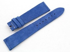 CINTURINO Orologi Strap Leather Scamosciata Blu Elettrico 20mm Heritage Style