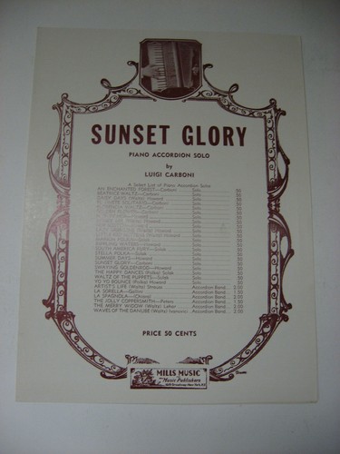 Luigi carboni sunset glory - luigi,