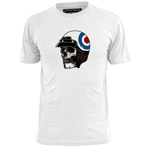 Shirt uomo teschio scooter - uomo,