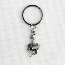 27038 Bomboniere Portachiavi Ciondolo in Metallo con Cavallo Confettata Segnapos