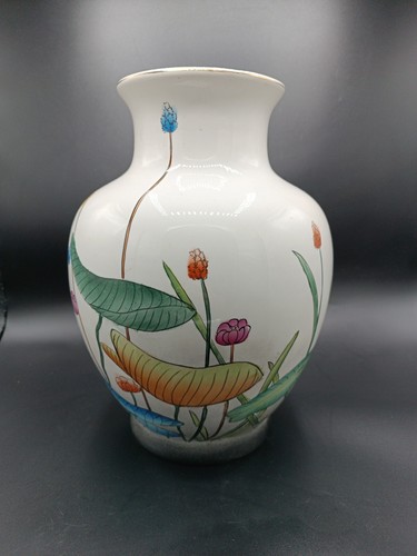 Vaso cinese dipinto - mano, h