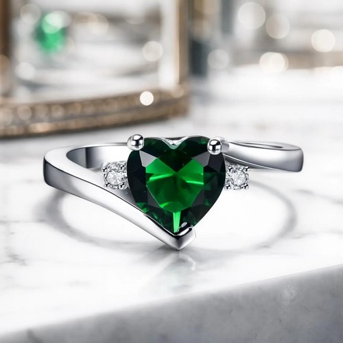 Anello fidanzamento cuore - anello, di