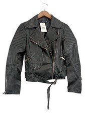 ZARA giacca di pelle da donna