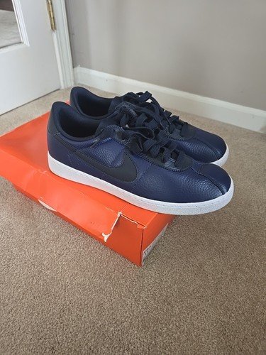 Nike bruin pelle - bruin, blu