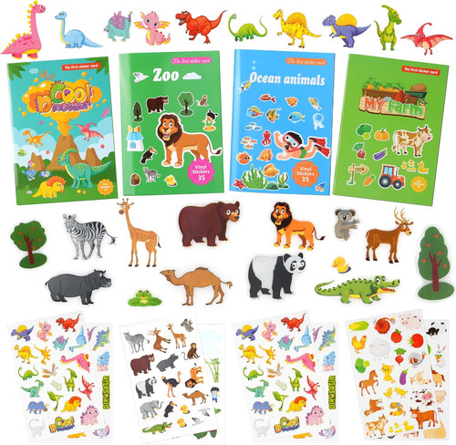 Piccoli libri con - piccoli, adesivi,