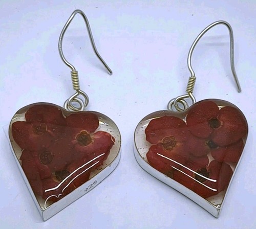 Orecchini cuore argento