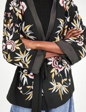 Zara Giacca Ricamata Kimono