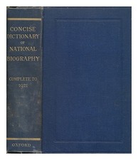 Smith, George (1824-1901); Lee, Sidney Sir (1859-1926) The Dictionary Of Nationa