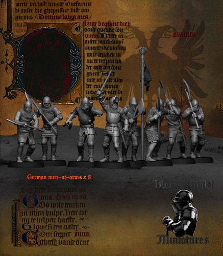 Cavaliere nero miniatura - cavaliere,