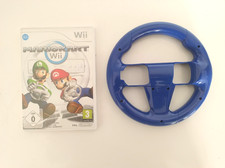 Maro Kart Nintendo Wii ITA + Volante Blu Videogioco Corse Go Kart Multilingua