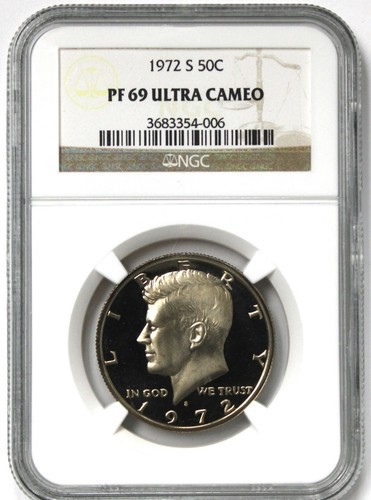 1972 proof jfk mezzo dollaro - 1972-s,