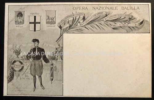 Cartolina fascismo propaganda - cartolina,