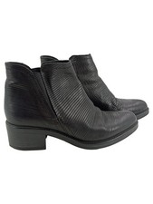 Stivaletto Sisley donna taglia 40 nero moderno fantasia struttura