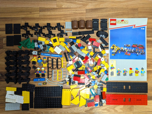 Lego 2126 train cars - lego, 9v
