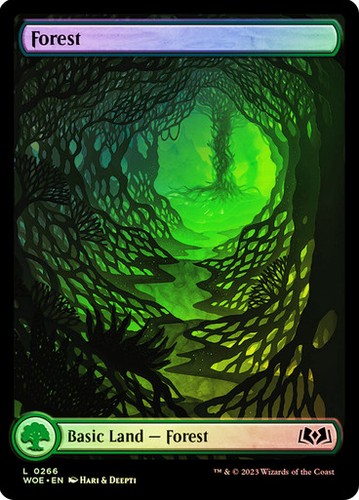 Magic the gathering - gathering, forest