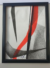 agostino ferrari .acrilico e sabbia su TELA