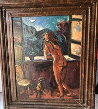 DIPINTO SU TELA 40X50 FIRMATO PD CORNICE INVASA