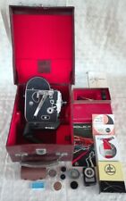 Bolex Paillard 16 cinepresa 16mm film pellicola + set funzionante per filmakers