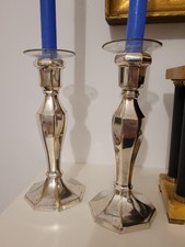 Silver candlesticks 20 cm - candlesticks,