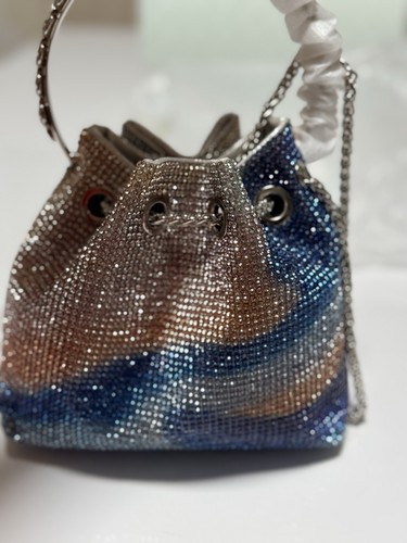 Pochette donna strass diamante