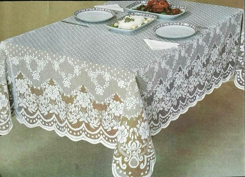 Tovaglia pizzo bianco - pizzo, o