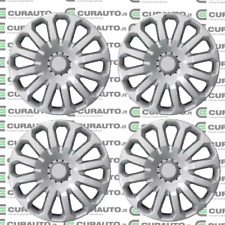 KIT SET 4 COPRICERCHI COPPA BORCHIE RUOTA PER FORD FIESTA NUOVO DIAMETRO 15 09>