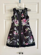 Abito D&G Dolce&Gabbana Junior Italy Little Nero/Floreale Taglia S 146-152cm57-60”
