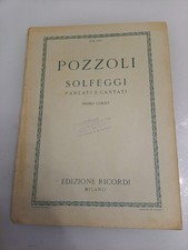Pozzoli Solfeggi Parlati e Cantati - Primo Corso anno 1942