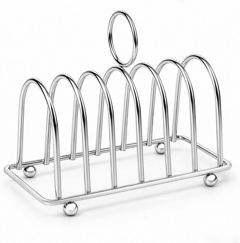 Porta toast cromato fette - cromato, 6