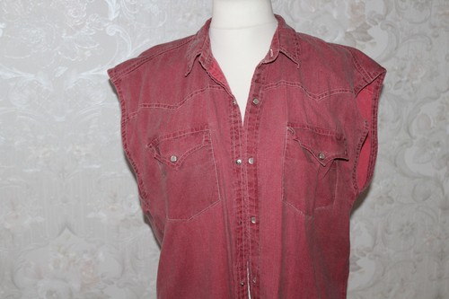 Giubbotto jeans rosso - giubbotto,