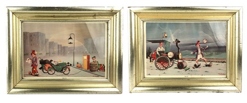 Due cornici vintage stampa - due,