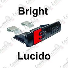 Stemma S-Line Nero Lucido griglia anteriore per Audi logo fregio badge a3 a4 q3