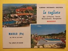 Maiolo (Pesaro). Albergo Ristorante Discoteca "la Tagliata".