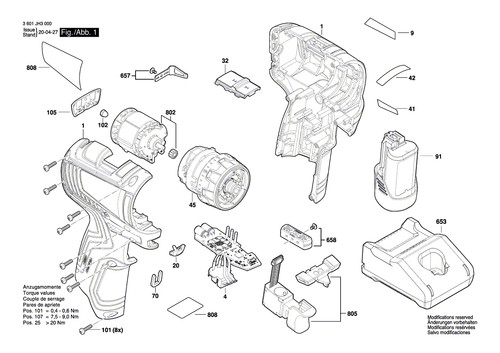 Bosch ricambi per avvitatore - bosch,