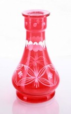 Nouveau vase de crystal Rouge