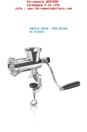 Tritacarne tre spade trita - tritacarne,