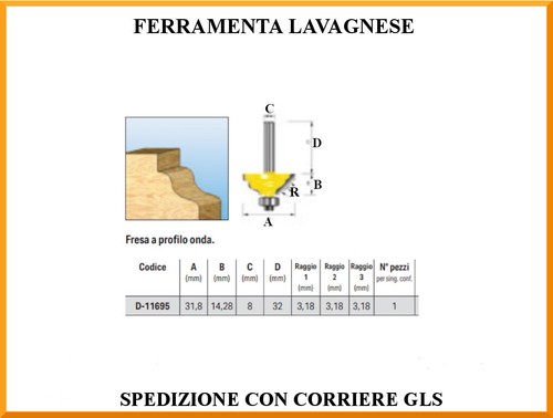 Frese profilate profilo - frese,