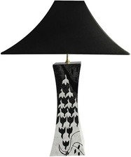 Lampada da tavolo, intarsiato