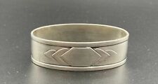 Anello Per Serviette Argento 830 Danimarca Art-Deco Vintage W&SS Vintage