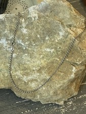 Collana Vintage In Argento Maglia Catena Cm30