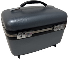 Borsa trucco vintage grigio