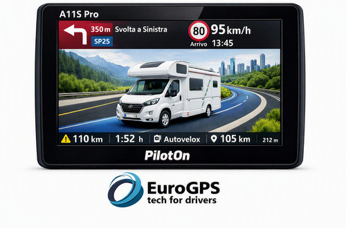 Navigatore per camper - per, piloton
