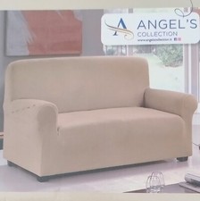 Copridivano 2 posti Carezza My colore grigio tessuto Jersey elasticizzato divano