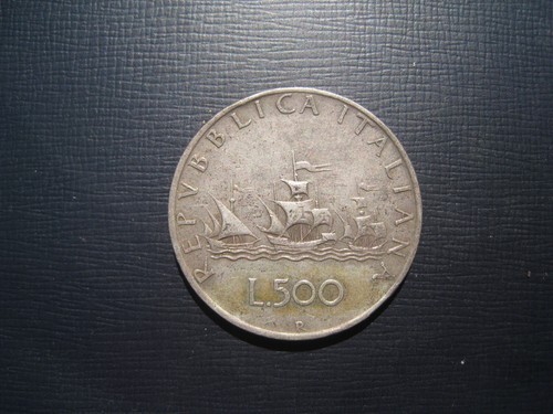Italia argento 500 lire - italia,