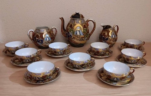 Vecchio servizio set caffè - vecchio, di