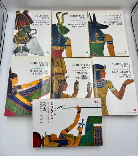 Lotto libri christian jacq - lotto,